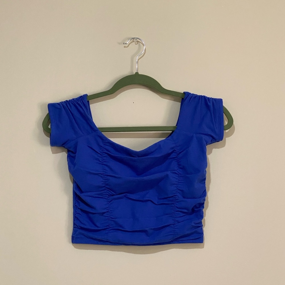 Hollister Blue Crop Top